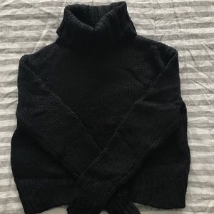 J Crew Black Turtleneck Sweater